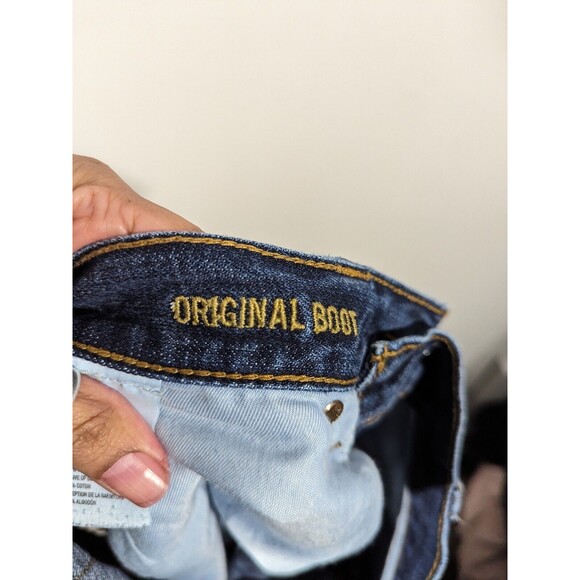 American Eagle AE Blue Original Boot Leg Dark Wash Jeans Men Size 31 EUC - Picture 6 of 7